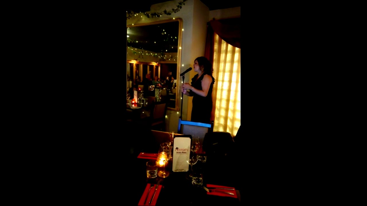 Sadie-Beth Holder performing at Annie's, Manchester